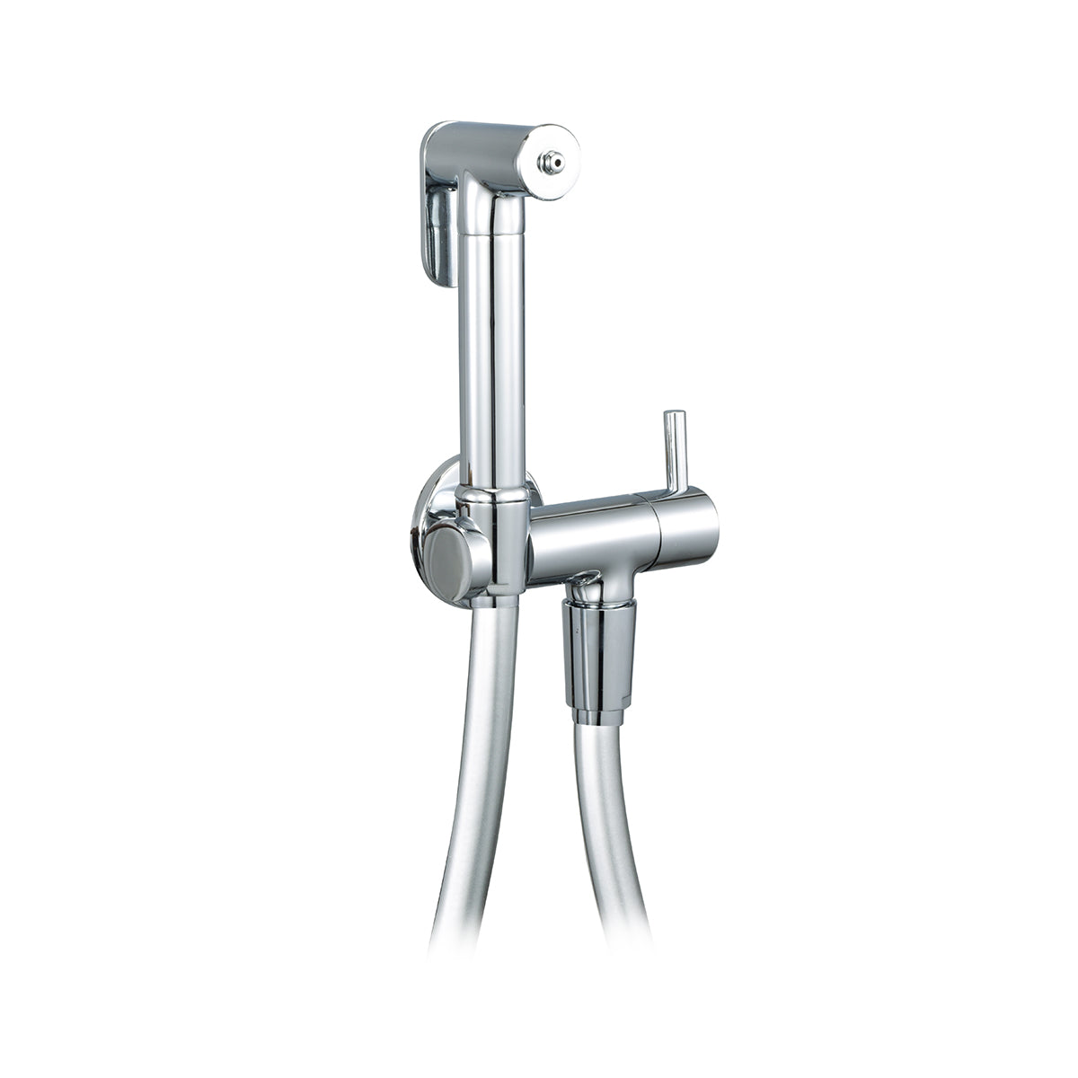 Set Idroscopino dotato di flex e supporto tondo in ottone RubiFlux - Cromo