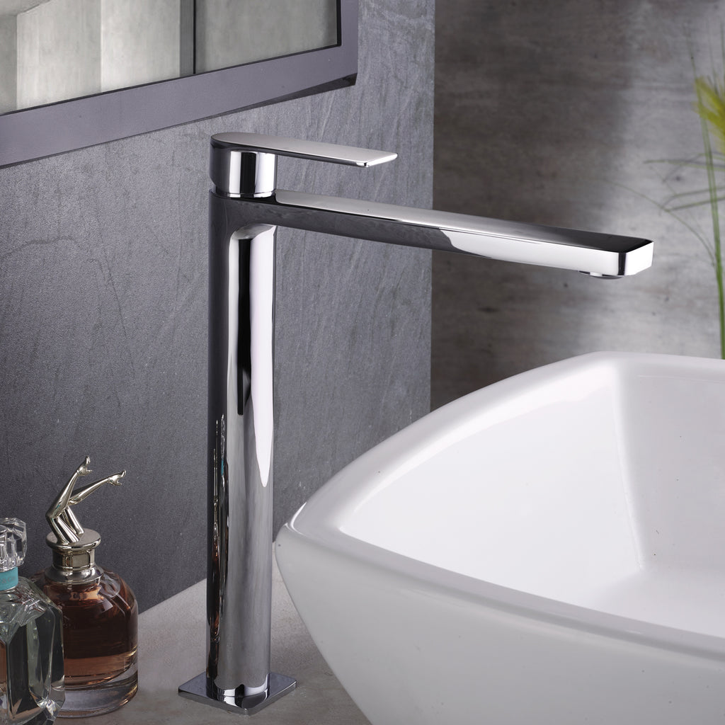 Miscelatore lavabo alto Paffoni Level alto senza scarico