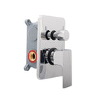 Miscelatore incasso 2 vie con easy box e cartuccia senza distributore
