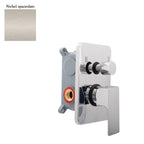 Miscelatore incasso 2 vie nichel con easy box e cartuccia senza distributore