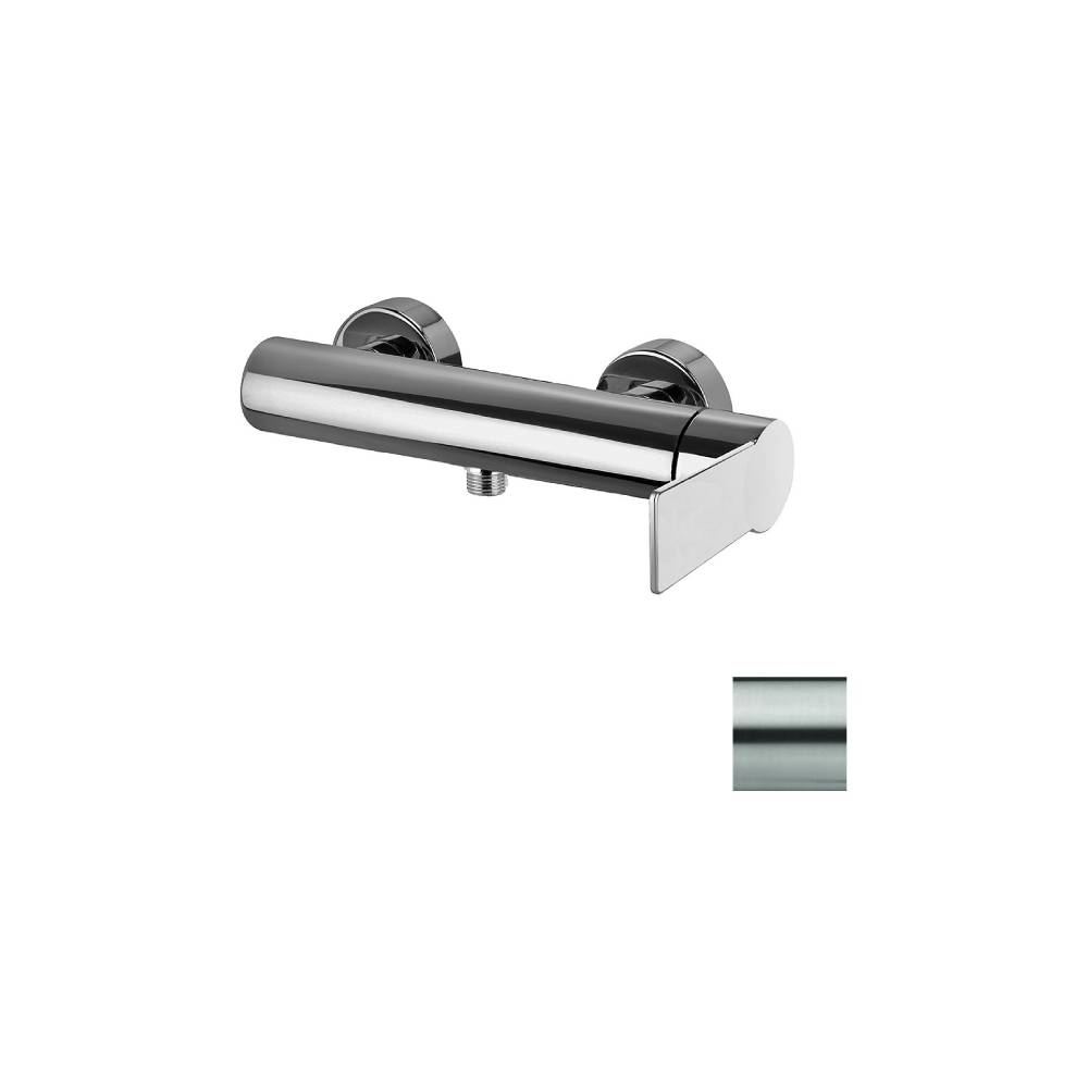 Miscelatore doccia a parete serie Tango modello TA168ST steel looking Paffoni