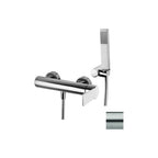 Miscelatore doccia con duplex serie Tango modello TA168DST steel looking Paffoni