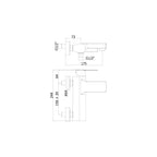 Miscelatore vasca a parete con duplex serie Tango modello TA023ST steel looking Paffoni