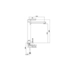 Miscelatore da lavabo serie Ringo modello RIN081NO colore nero opaco Paffoni