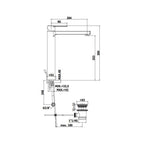 Miscelatore lavabo serie Ringo modello RIN085NO nero opaco Paffoni