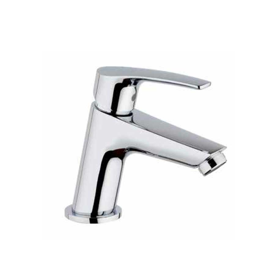 Rubinetto Miscelatore Monocomando per lavabo cromato con Piletta e Saltello collezione Hike di Argo Rubinetterie