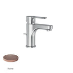 Miscelatore monocomando lavabo con scarico RubiFlux serie Lume - Rame