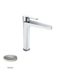 Miscelatore monocomando lavabo alto RubiFlux serie Lume - Nickel