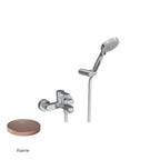 Miscelatore monocomando per vasca con kit doccino RubiFlux serie Lume - Rame