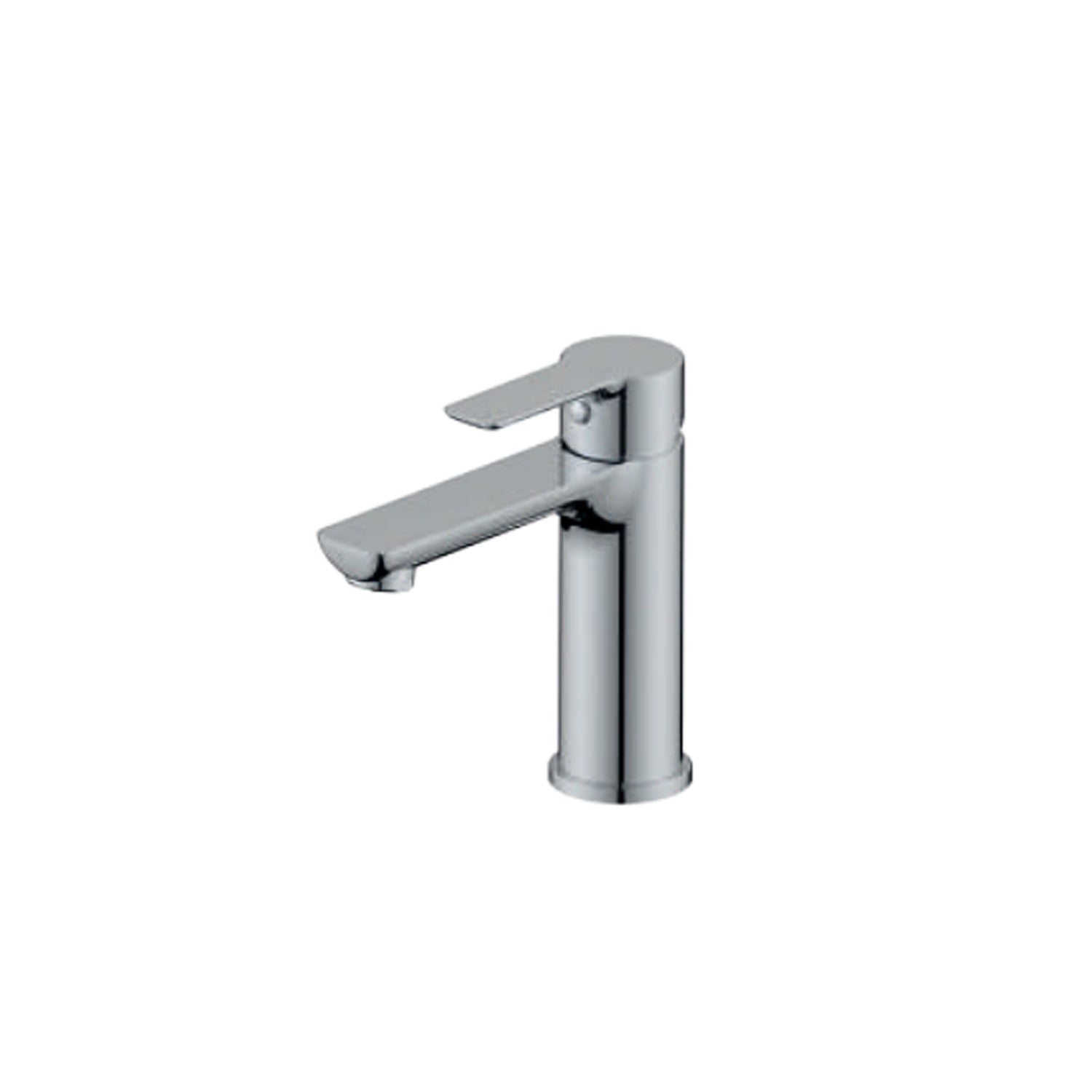 Miscelatore monocomando lavabo RubiFlux serie Zea - Cromo
