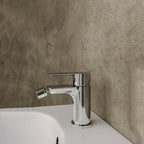 Miscelatore monocomando bidet RubiFlux serie Zea - Cromo