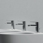 Miscelatore monocomando bidet con scarico RubiFlux serie Ampra - Cromo