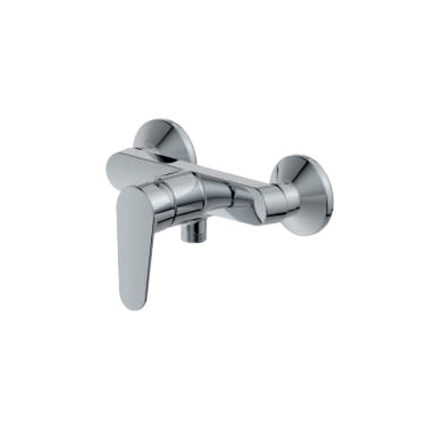 Miscelatore monocomando esterno per doccia RubiFlux serie Ampra - Cromo