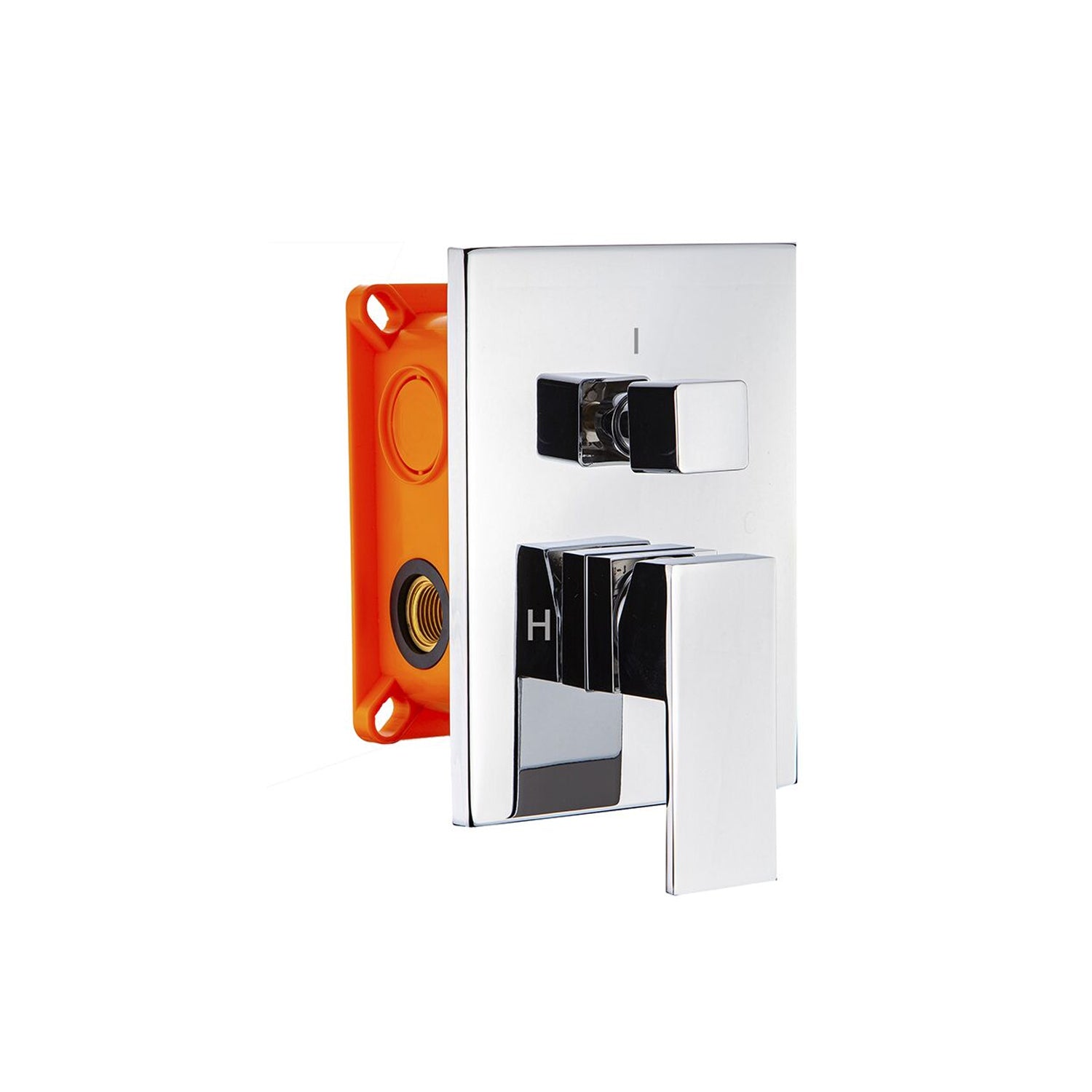 Miscelatore incasso 2 vie con easy box e cartuccia 40 senza distributore