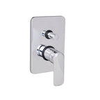 Miscelatore doccia incasso quadro 2 vie cartuccia diametro 35