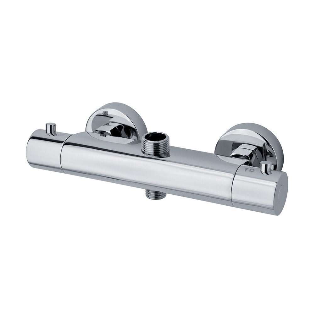 Termostatico doccia esterno con attacchi 1/2M e 3/4M