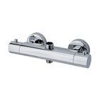Termostatico doccia esterno con attacchi 1/2M e 3/4M