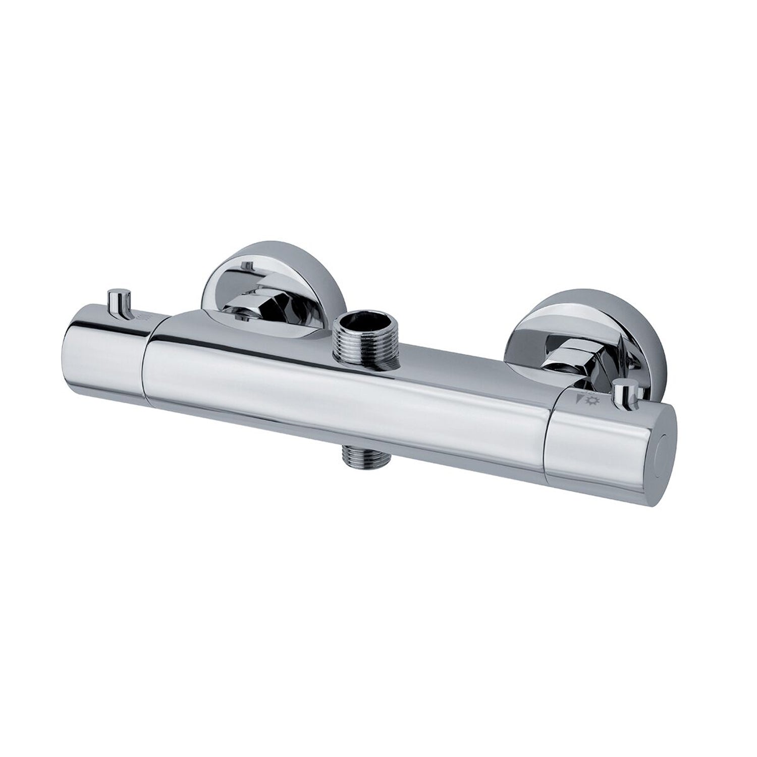 Termostatico doccia esterno con attacchi 1/2M e 3/4M