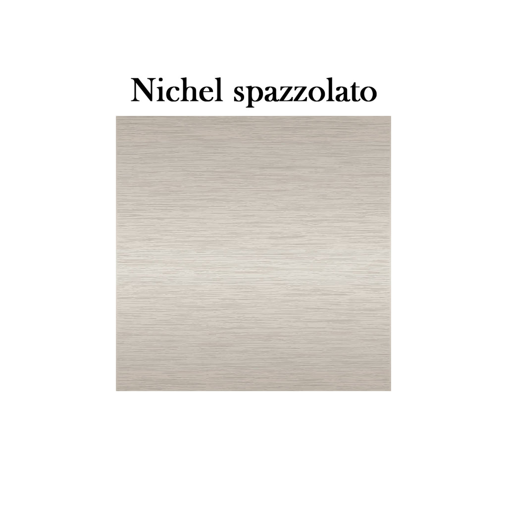 Termostatico doccia esterno quadro con deviatore nichel opaco