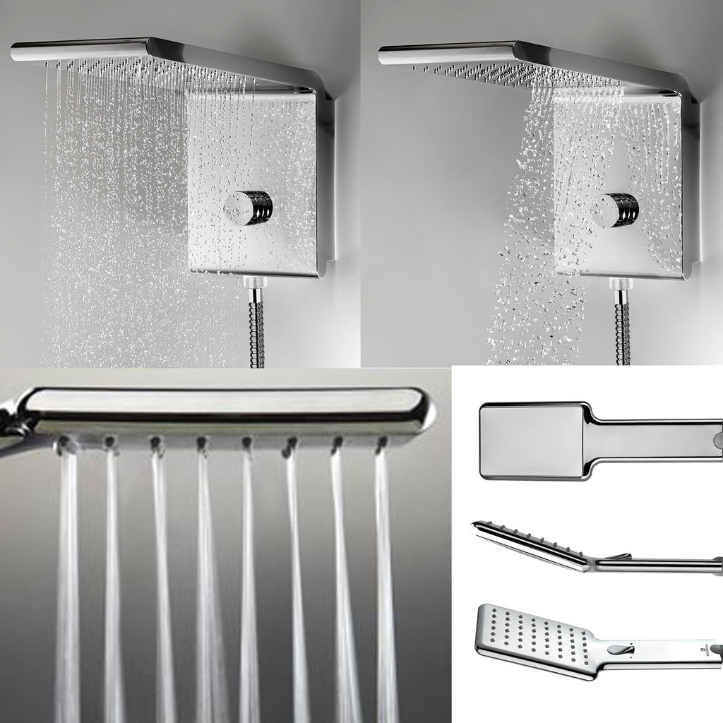Soffione doccia Bossini Syncro Rain Renovation Set con doccia Agua Life