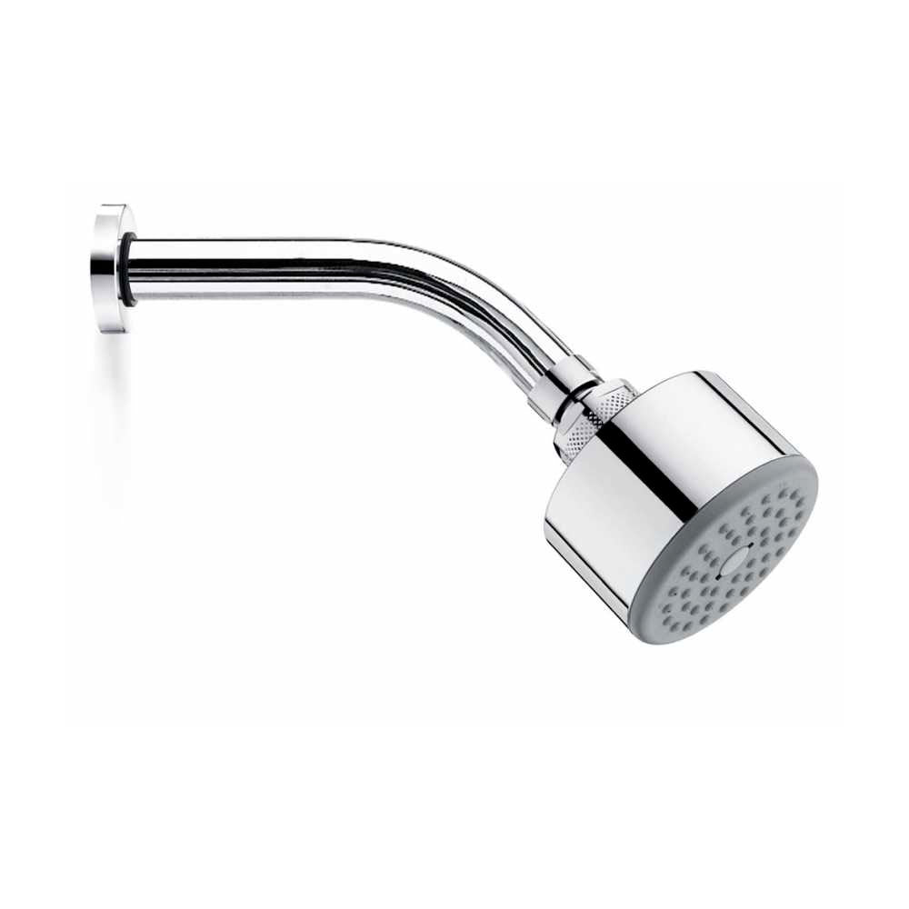 Bossini Cylindrico/1 soffione doccia ottone cromato con braccio d.21 mm