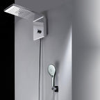 Soffione doccia Bossini Syncro Rain Renovation Set con doccia Syncronia 45x20 cm