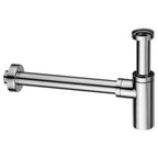 Kit per installazione lavabo con sifone design e piletta clic clac