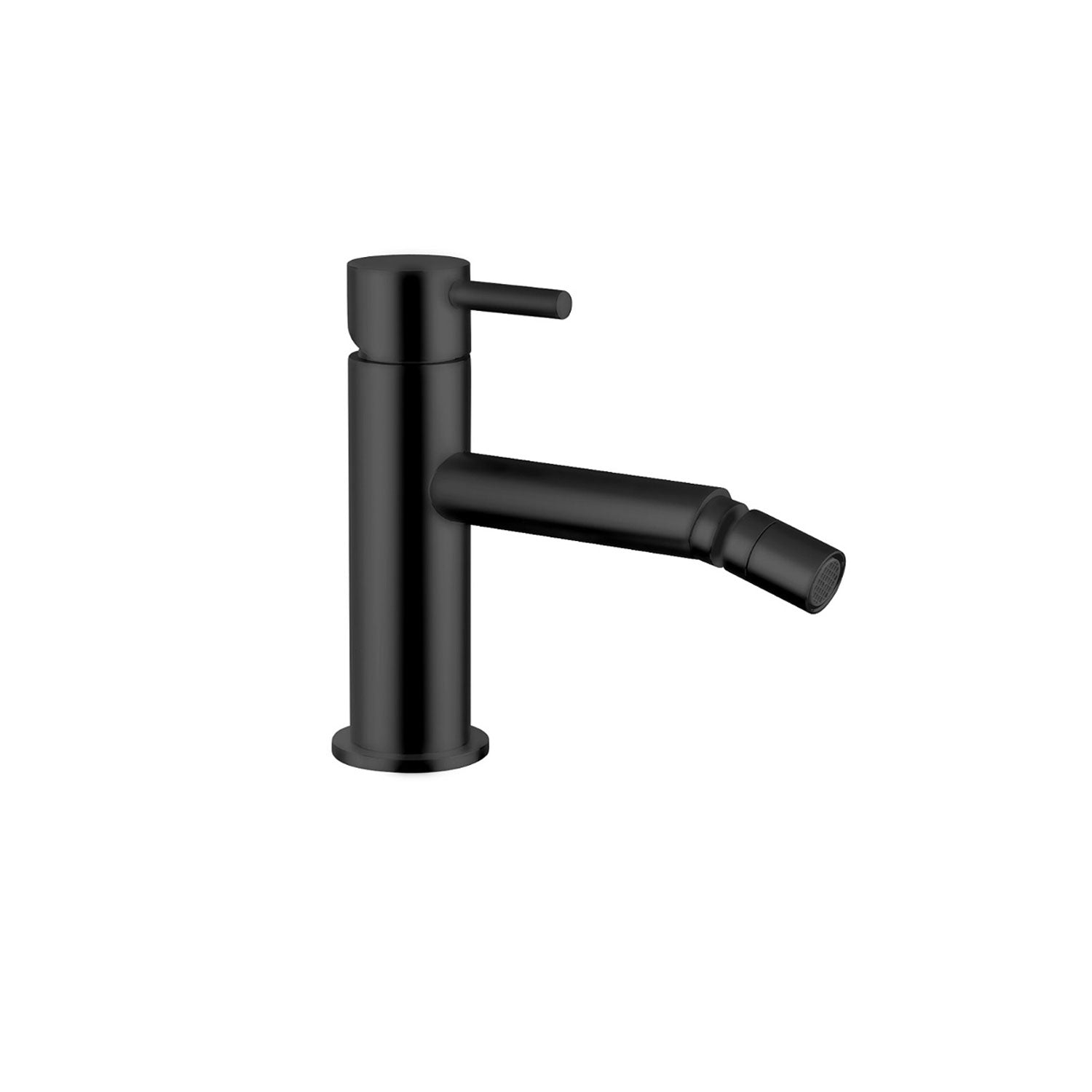 Miscelatore bidet monocomando in ottone nero opaco della serie minimal Keller taps