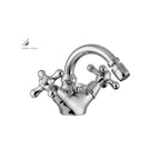 Monoforo bidet con canna orientabile e scarico automatico Paffoni serie Iris - Bianco