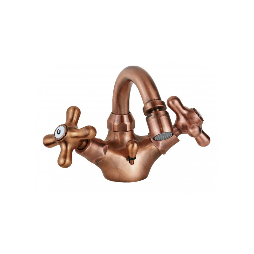 Monoforo bidet con canna orientabile Paffoni serie Iris - Ramato