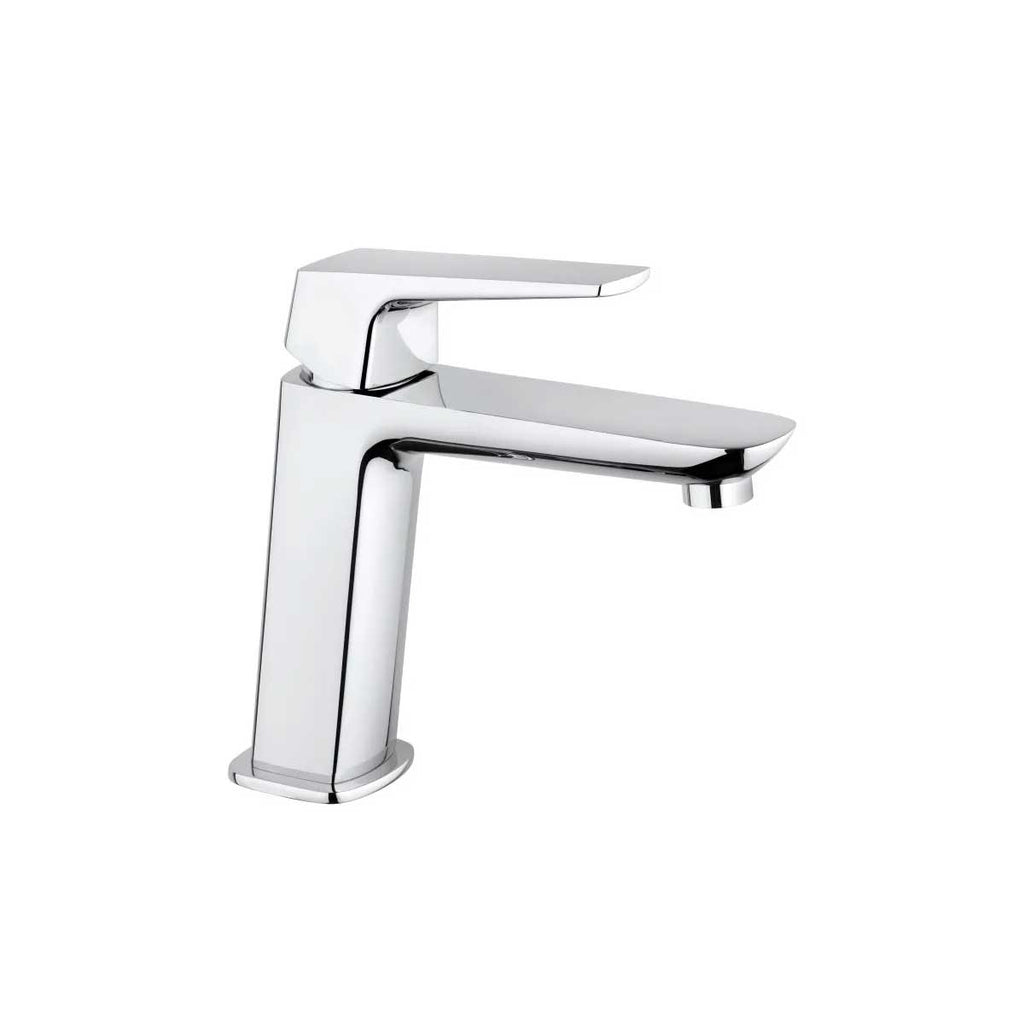 Miscelatore monocomando lavabo medio con scarico finitura cromata collezione Spartaco di Mamoli Rubinetterie