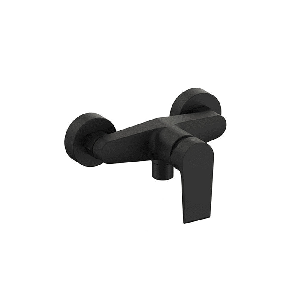 Miscelatore esterno doccia Rubinetterie Mariani linea Artic nero opaco