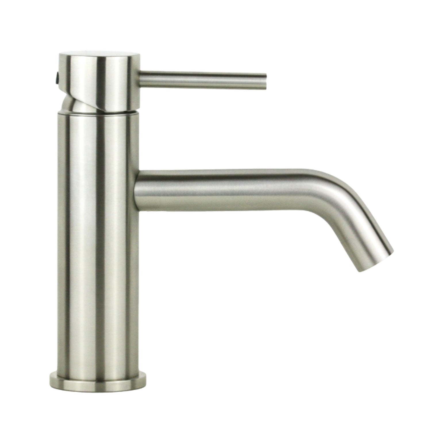 Miscelatore lavabo serie TriaSix in acciaio 316 spazzolato