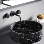 Miscelatore lavabo a muro con bocca cm 24