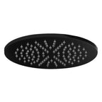 Soffione doccia tondo Paffoni Master diametro 225 mm in metallo  Nero Opaco