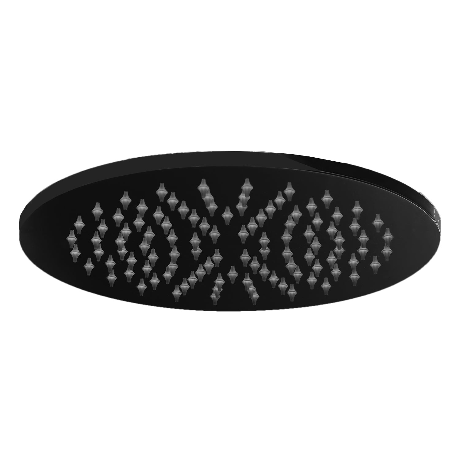 Soffione doccia tondo Paffoni Master diametro 225 mm in metallo  Nero Opaco