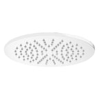 Soffione doccia tondo Paffoni Master diametro 225 mm in metallo  Bianco Opaco