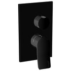 Miscelatore incasso doccia a due uscite con deviatore meccanico modello Tilt Paffoni nero opaco