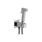 Set bidet incasso quadro Paffoni Tweet Square Mix con miscelatore e doccia in metallo