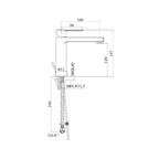 Miscelatore lavabo senza scarico Paffoni serie Ringo - Cromato