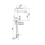 Miscelatore lavabo Paffoni serie West - Cromato