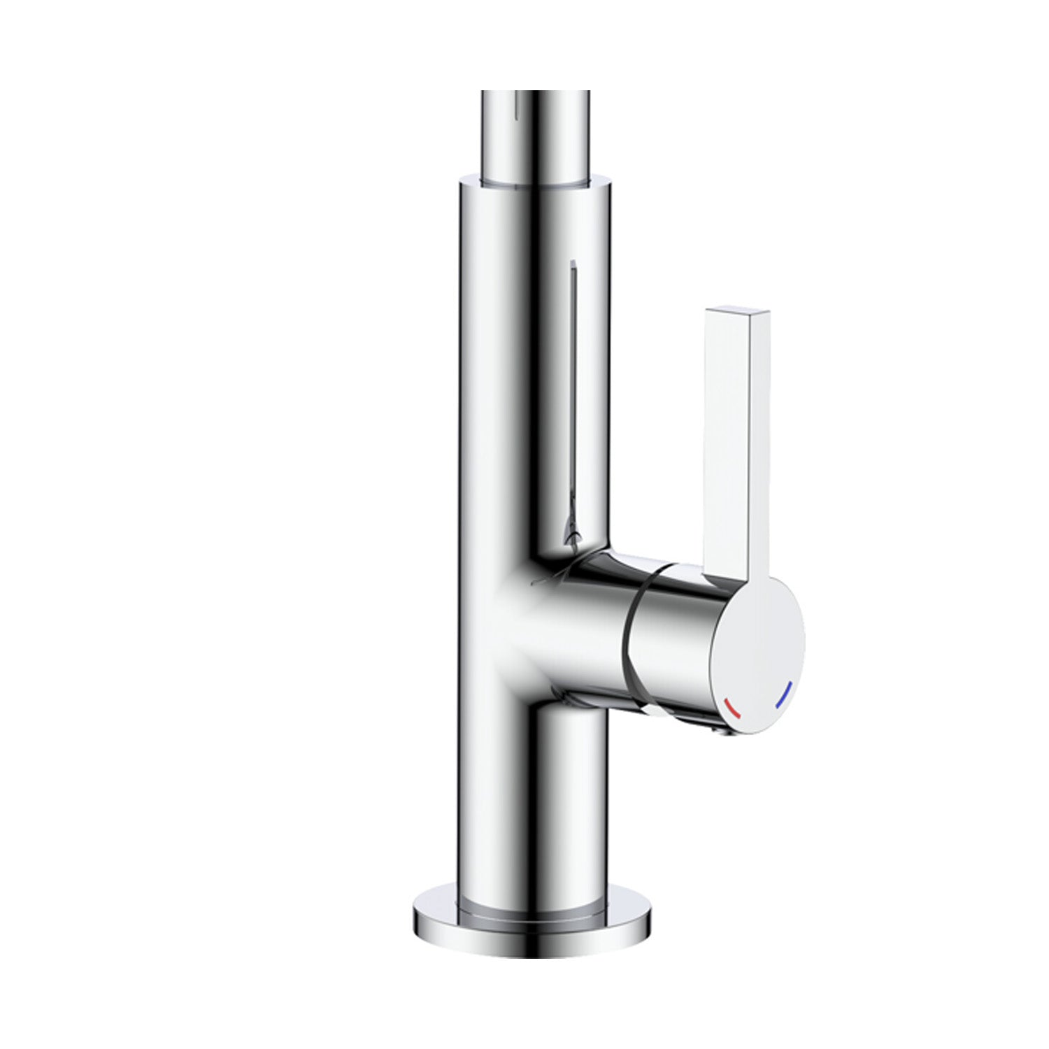 Miscelatore cucina con canna flessibile in silicone nero con attacco magnetico Mixlav
