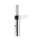 Miscelatore cucina con canna flessibile in silicone bianco con attacco magnetico Mixlav