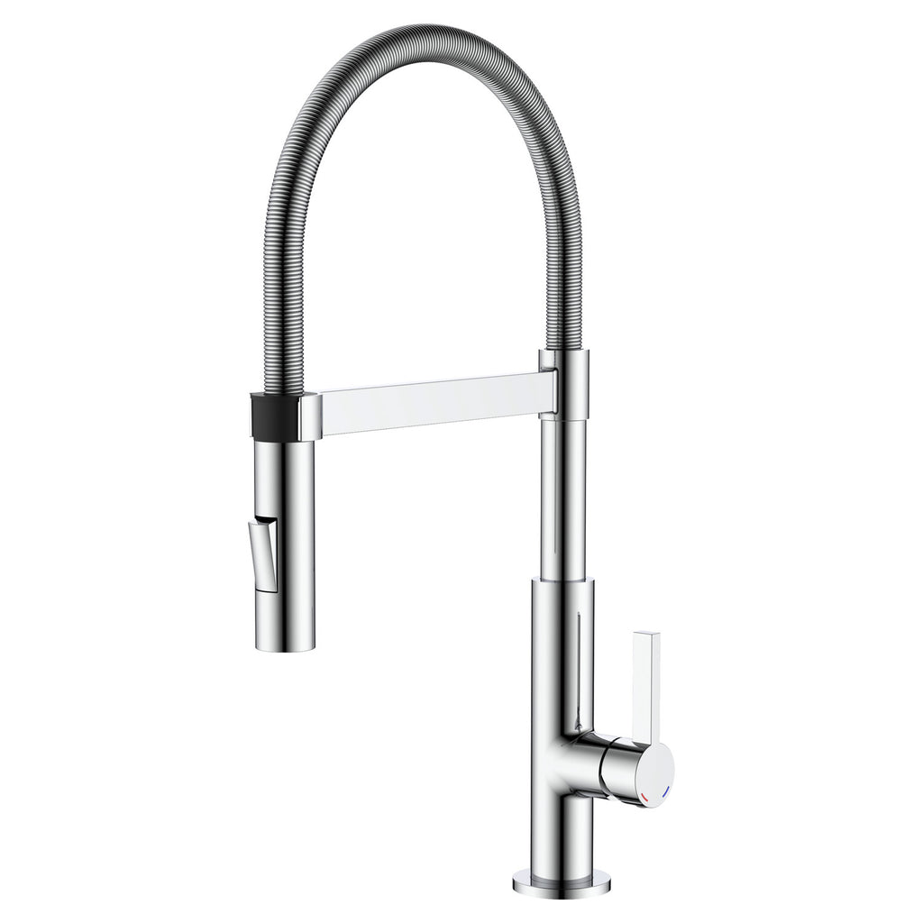 Miscelatore cucina con canna a molla flessibile Mixlav