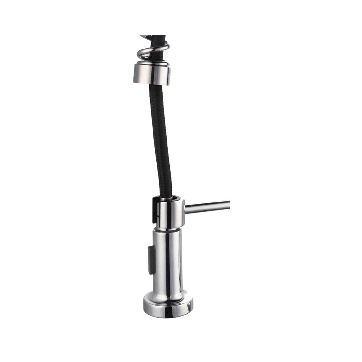 Miscelatore cucina con molla e tubo nero Mixlav
