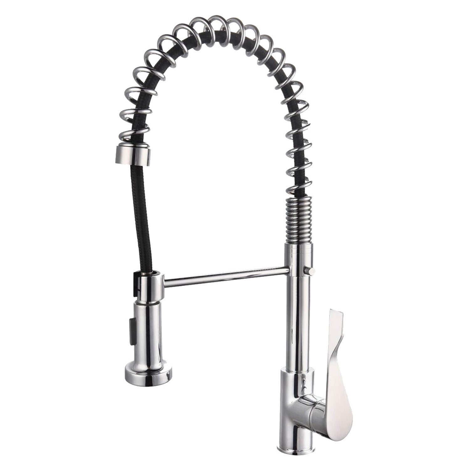 Miscelatore cucina con molla e tubo nero Mixlav