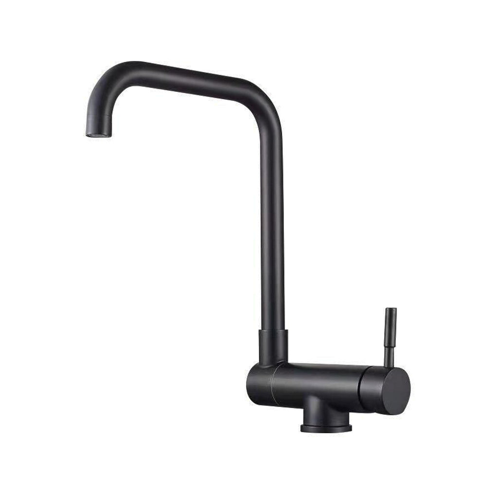 Miscelatore cucina con canna abbattibile nero opaco Mixlav