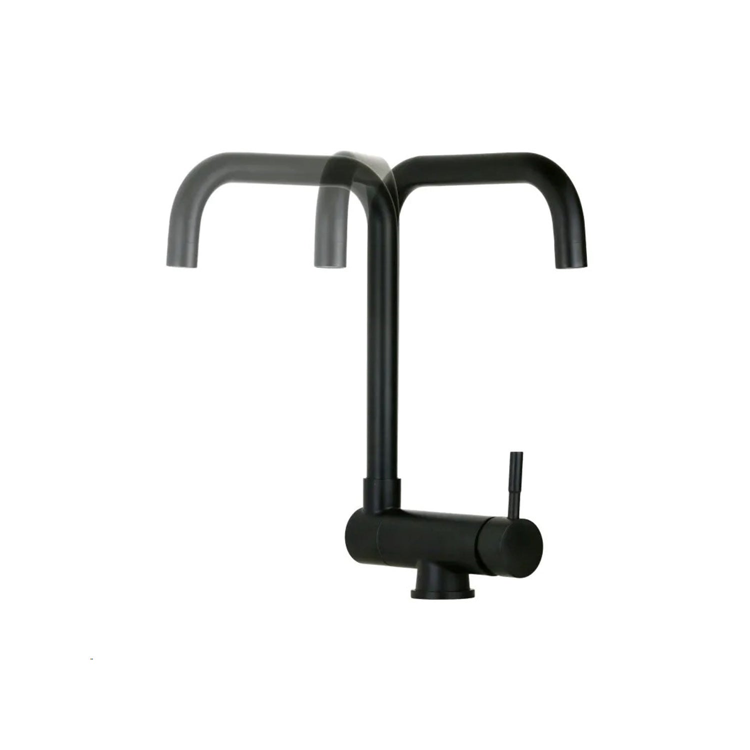Miscelatore cucina con canna abbattibile nero opaco Mixlav