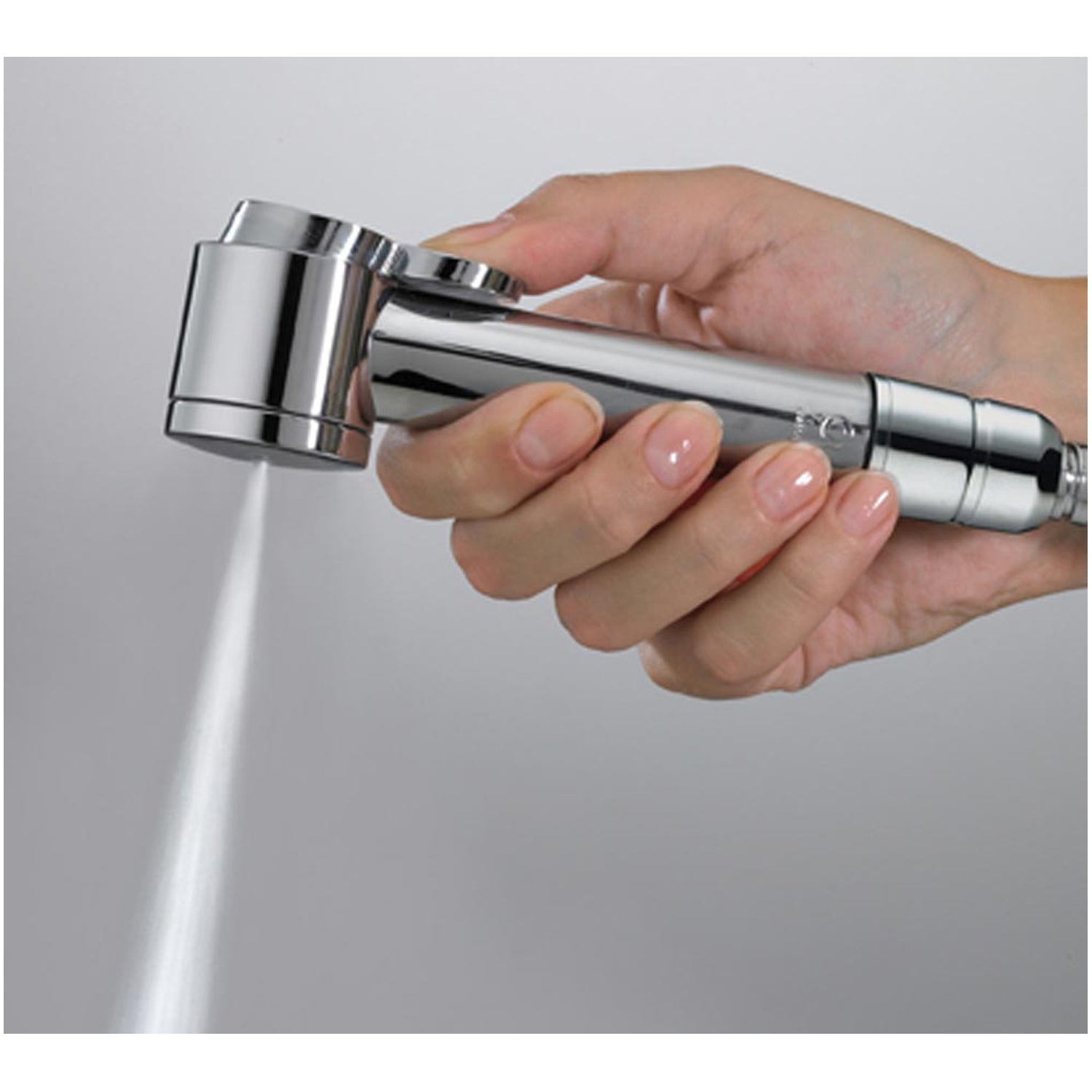 Idrogetto Paloma di Bossini con flessibile 80 cm e supporto con arresto acqua da Â½ M