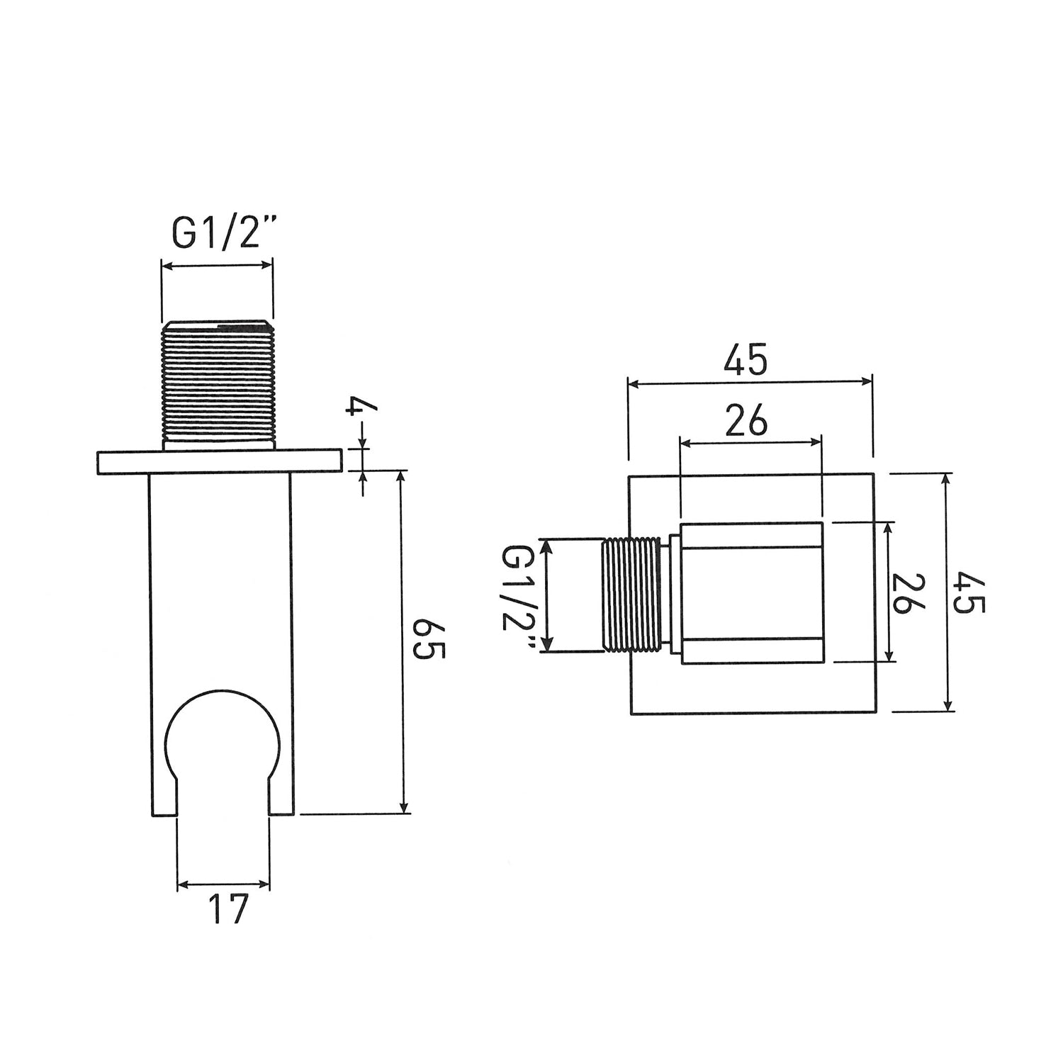 Kit doccia completo con soffione a pioggia e cascata in acciaio inox cromato Keller Taps